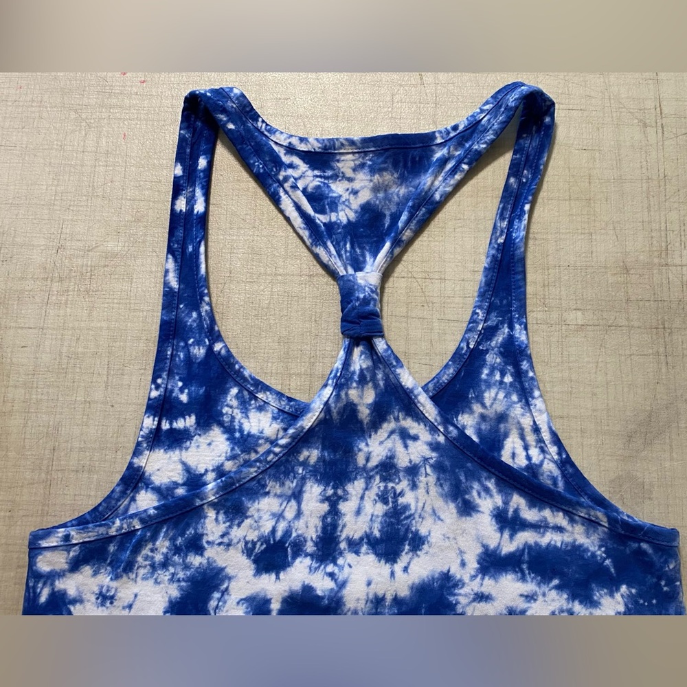 Blue Tie-Dye Tank Top - Picture 6 of 6